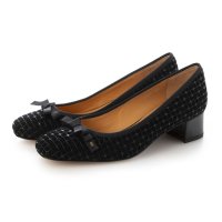 LANVIN en Bleu/ランバン オン ブルー LANVIN en Bleu スクエアトゥリボンモチーフパンプス/507124234