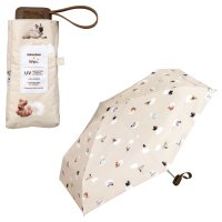 Wpc．/【Wpc.公式】日傘 飛行犬×Wpc. 空飛ぶ遮光ワンブレラ ミニ 完全遮光 遮熱 晴雨兼用 レディース 折りたたみ傘/507839937