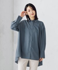 COMME CA ISM /ポリエステルスパンブロードタック ロングシャツ/507841421