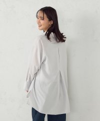 COMME CA ISM /ポリエステルスパンブロードタック ロングシャツ/507841421