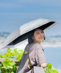 Wpc．/【Wpc.公式】日傘 遮光リムオーガンジープリント ミニ 完全遮光 遮熱 晴雨兼用 折りたたみ傘/507876815