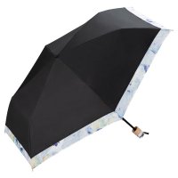 Wpc．/【Wpc.公式】日傘 遮光リムオーガンジープリント ミニ 完全遮光 遮熱 晴雨兼用 折りたたみ傘/507876815