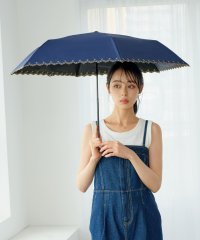 Wpc．/【Wpc.公式】日傘 遮光星柄スカラップ ミニ 完全遮光 遮熱 晴雨兼用 軽量 折りたたみ傘 レディース/507876845