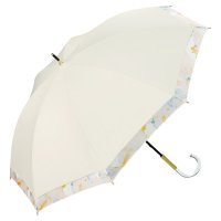 Wpc．/【Wpc.公式】日傘 遮光リムオーガンジープリント 完全遮光 遮熱 晴雨兼用 レディース 長傘/507876876
