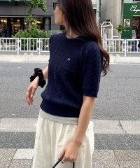 fredy emue/FR刺繍ケーブル柄ポケ付きプルオーバー/507884050