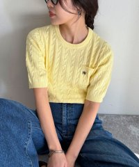 fredy emue/FR刺繍ケーブル柄ポケ付きプルオーバー/507884050