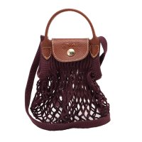 Longchamp/ロンシャン LONGCHAMP ショルダーバッグ ル プリアージュ フィレ クロスボディバッグ 10139 HVH 061 AUBERGINE/507886667