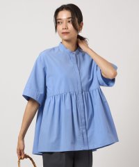 green label relaxing/ペプラム ショート スリーブ ブラウス/507888968