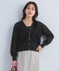 green label relaxing/メッシュ Vネック ニット カーディガン －ウォッシャブル－/507888972
