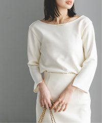 NOBLE/《追加》ニットライクジョーゼット2wayブラウス/507889699