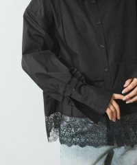 ADAM ET ROPE'/【WEB限定】レースコンビシャツ/507889861