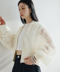 ADAM ET ROPE'/【WEB限定】チュールブルゾン/507889866