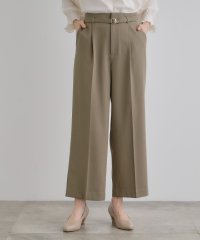 grove/【雑誌掲載】バックルベルトクロップドワイドパンツ/507890174