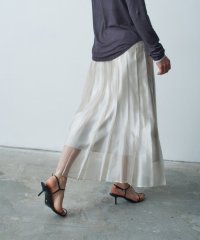  ＣＯＤＥ　Ａ/shiny sheer pleated skirt/507890198