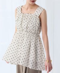 ELFRANK/エルフランク ELFRANK ノースリーブドットバルーンブラウス/507890276
