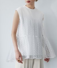 ELFRANK/エルフランク ELFRANK ドットチュールドッキングカットソー【洗える】/507890283