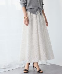 ELFRANK/エルフランク ELFRANK フリンジカットジャガードギャザースカート/507890293