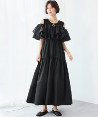ELFRANK/エルフランク ELFRANK マルチwayフリル付きティアードロング丈ワンピース【洗える】/507890297