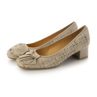 LANVIN en Bleu/ランバン オン ブルー LANVIN en Bleu スクエアトゥたたみリボンパンプス/507890333
