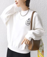 SHIPS WOMEN/〈手洗い可能〉ロゴ ワッペン ロング スリーブ プルオーバー/507890928