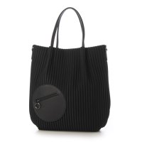 MIOOGGI/ミオオッジ MIOOGGI ネオプレンプリーツエンボス2WAYトートバッグ/507891347