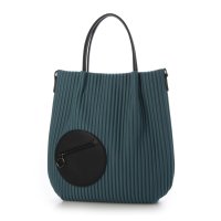 MIOOGGI/ミオオッジ MIOOGGI ネオプレンプリーツエンボス2WAYトートバッグ/507891347