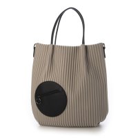 MIOOGGI/ミオオッジ MIOOGGI ネオプレンプリーツエンボス2WAYトートバッグ/507891347