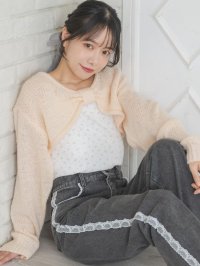 Emsexcite/エムズエキサイト ems excite リボンボレロキャミSET/507891384