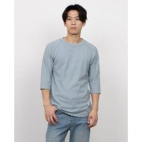 JEMORGAN/ジェーイーモーガン JEMORGAN ジェーイーモーガン JEMORGAN ワッフルラグラン7分袖ボーダーTシャツ ラウンドタイプ （ホワイト）/507891513
