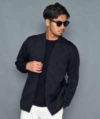 CavariA/キャバリア CavariA CavariAキルティングバスケットチェックノーカラーカーディガン/507891588