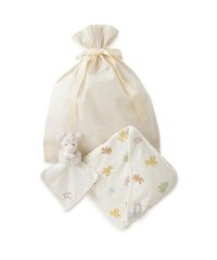 GELATO PIQUE KIDS ＆ BABY/【ラッピング済み】【BABY】ぬいぐるみ柄ブランケット＆ラトルSET/507891601