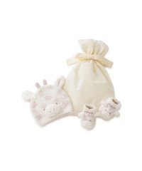 GELATO PIQUE KIDS ＆ BABY/【ラッピング済み】【BABY】パウダーキリン／ゾウキャップ&ラトルSET/507891602