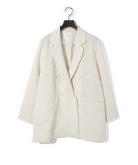 MIDIUMISOLID/MIDIUMISOLID for Ladies ダブルブレストロングジャケット/507891752