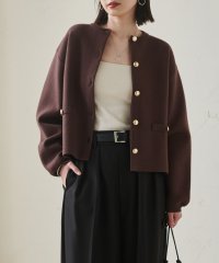 Ranan/ラナン RANAN MTゴールド調ボタンニットカーデ/506693019
