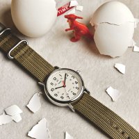 TIMEXS/タイメックス TIMEX ウィークエンダー ユニセックス 時計 T2N651 クォーツ ホワイト ナイロン/507346156
