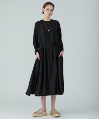 HOUSE OF LOTUS/シルクハブタエアシンメトリーワンピース/507832168