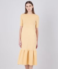 EPOCA/メタルライクヤーンニット ペプラムヘムドレス/507853390