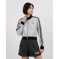 NERDY/ノルディ NERDY W'S NY CROPPED SWEAT ZIP－UP 　ニューヨーククロップドスウェットジップアップ（ピンク）/507865797