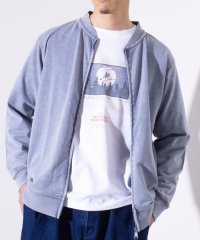 GLOSTER/【GLOSTER/グロスター】ステッチ配色 カットデニムジップブルゾン  スタジャン型/507888947
