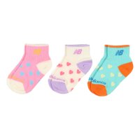 new balance/ニューバランス New Balance 靴下 キッズ ガールズ3Pソックス LAS55649 new balance 3足セット/507891116