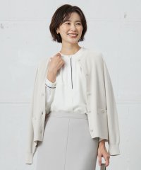 J.PRESS LADIES（LARGE SIZE）/【洗える】ORGANIC GASS COTTON クルーネック アウター/507892189