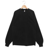 LOS ANGELES APPAREL/ロサンゼルスアパレル LOS ANGELES APPAREL Tシャツ カットソー ロングスリーブポケットTシャツ ブラック メンズ LosAngeles Ap/507893236