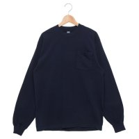 LOS ANGELES APPAREL/ロサンゼルスアパレル LOS ANGELES APPAREL Tシャツ カットソー ロングスリーブポケットTシャツ ネイビー メンズ LosAngeles Ap/507893237