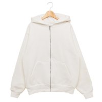 LOS ANGELES APPAREL/ロサンゼルスアパレル LOS ANGELES APPAREL パーカー フーディー フリースジップアップ ホワイト メンズ LosAngeles Apparel/507893242