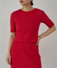GALLARDAGALANTE/【PEAS】シフォンワッフルチビTee/507893336