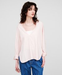cloenc/クロエンス cloenc 【手洗い可／通勤】スキッパーシャツブラウス/507893360