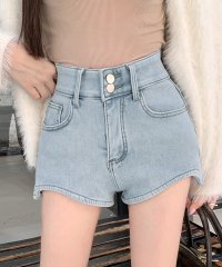 RIFF/リフ Riff 裏起毛ハイウエストショートパンツ ショート丈 ショーパン 短パン ミニ丈 ズボン ボトム 無地/507893685