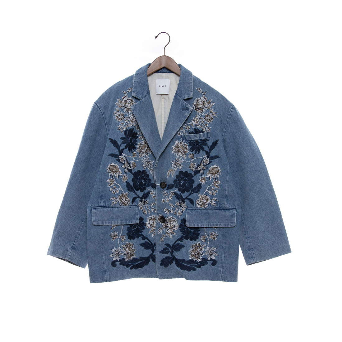クラネ CLANE FLOWER EMBROIDERY TAILORED JACKET(507893695 クラネ CLANE FLOWER EMBROIDERY TAILORED JACKET(507893695