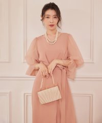DRESS+/ドレスプラス DRESS+ パーティードレス 結婚式 ワンピース シアー素材/507893845