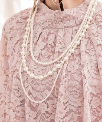DRESS+/ドレスプラス DRESS+ パールネックレス 3連ロングネックレス 結婚式/507893848